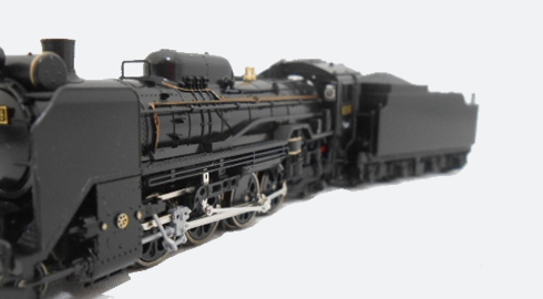 D51形蒸気機関車 498号機正面細部